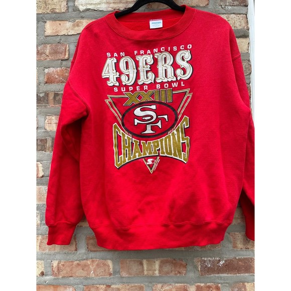 San Francisco 49ers NFL vintage red sweatshirt starter